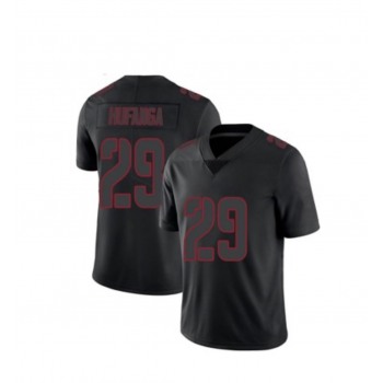 Men's San Francisco 49ers #29 Talanoa Hufanga Black 2018 Fashion Impact Black Color Rush Stitched NFL Nike Limited Jersey