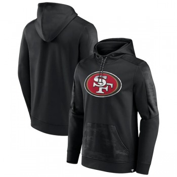Men's San Francisco 49ers Black On The Ball Pullover Hoodie