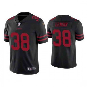 Men San Francisco 49ers #38 Deommodore Lenoir Black Vapor Untouchable Limited Jersey
