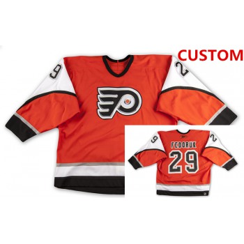 Philadelphia Flyers Custom Reebok Orange Home 2006/07 Jersey